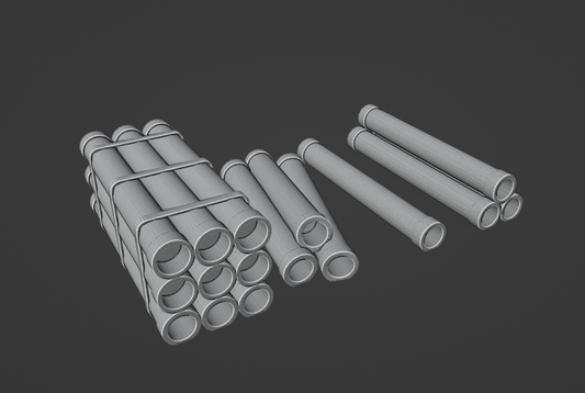 Modern Concrete Pipe STL files for 3D Printing