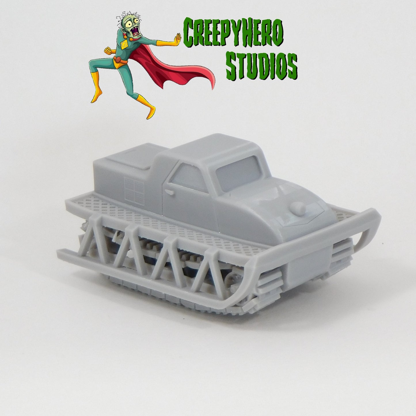 3D Resin Printed 28mm Scale Pulp Auto-Sled Vehicle