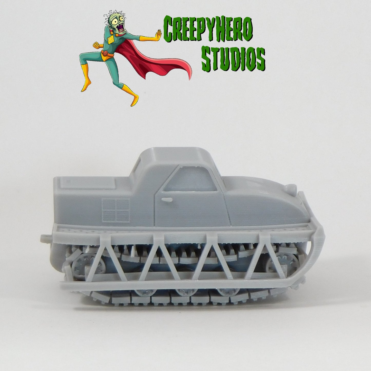 3D Resin Printed 28mm Scale Pulp Auto-Sled Vehicle