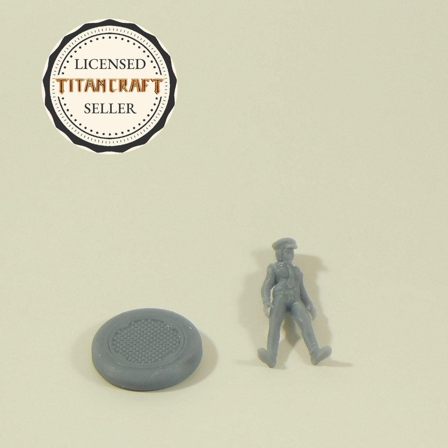 3D Resin Printed 28mm Scale Modern Zombie Police Officer Minaiture