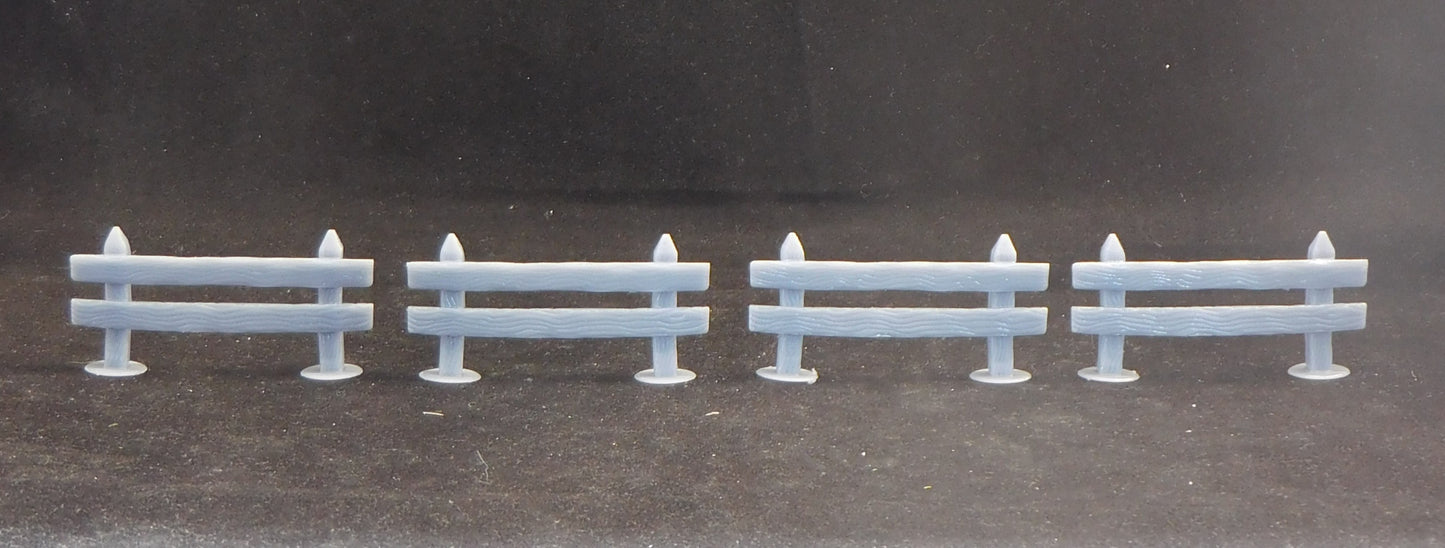 3D Resin Printed 28mm Scale Wild West Extra Fences Set