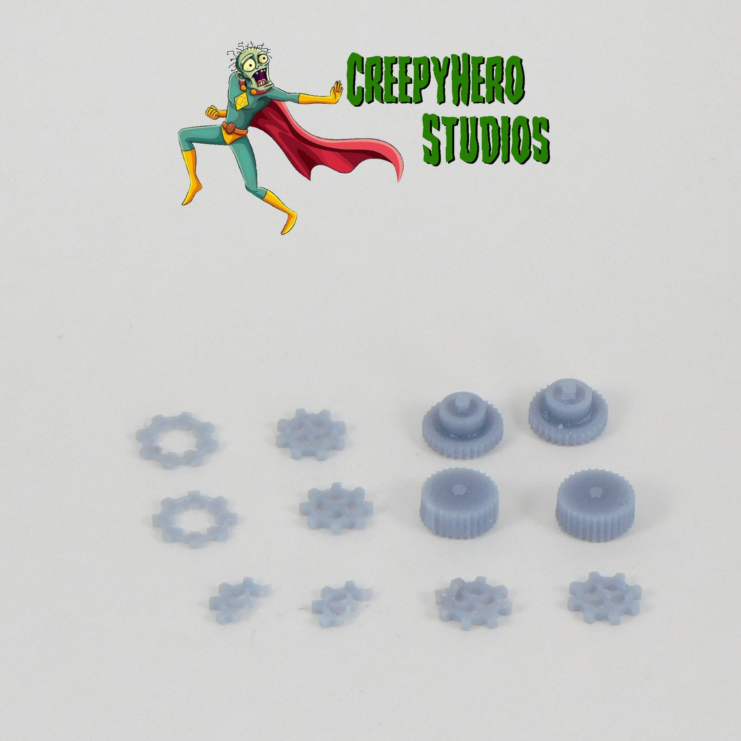 3D Resin Printed 28mm Scale Gear Set