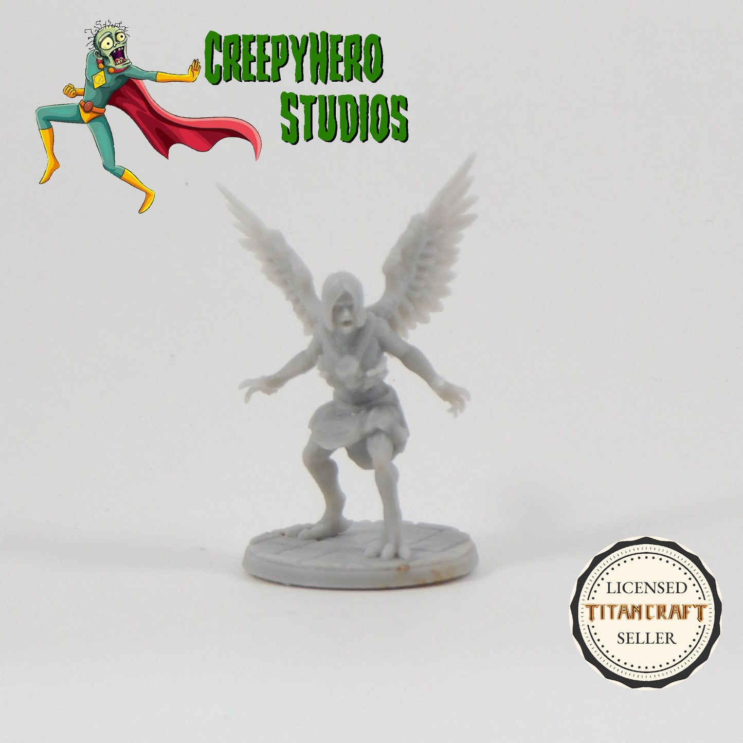 3D Resin Printed 28mm Scale Fantasy Harpy Miniature