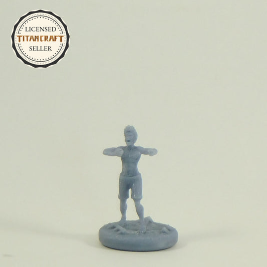 3D Resin Printed 28mm Scale Howling Zombie Miniature