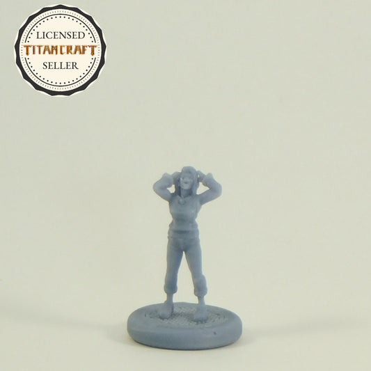 3D Resin Printed 28mm Scale Howling Zombie Pulling Hair Miniature