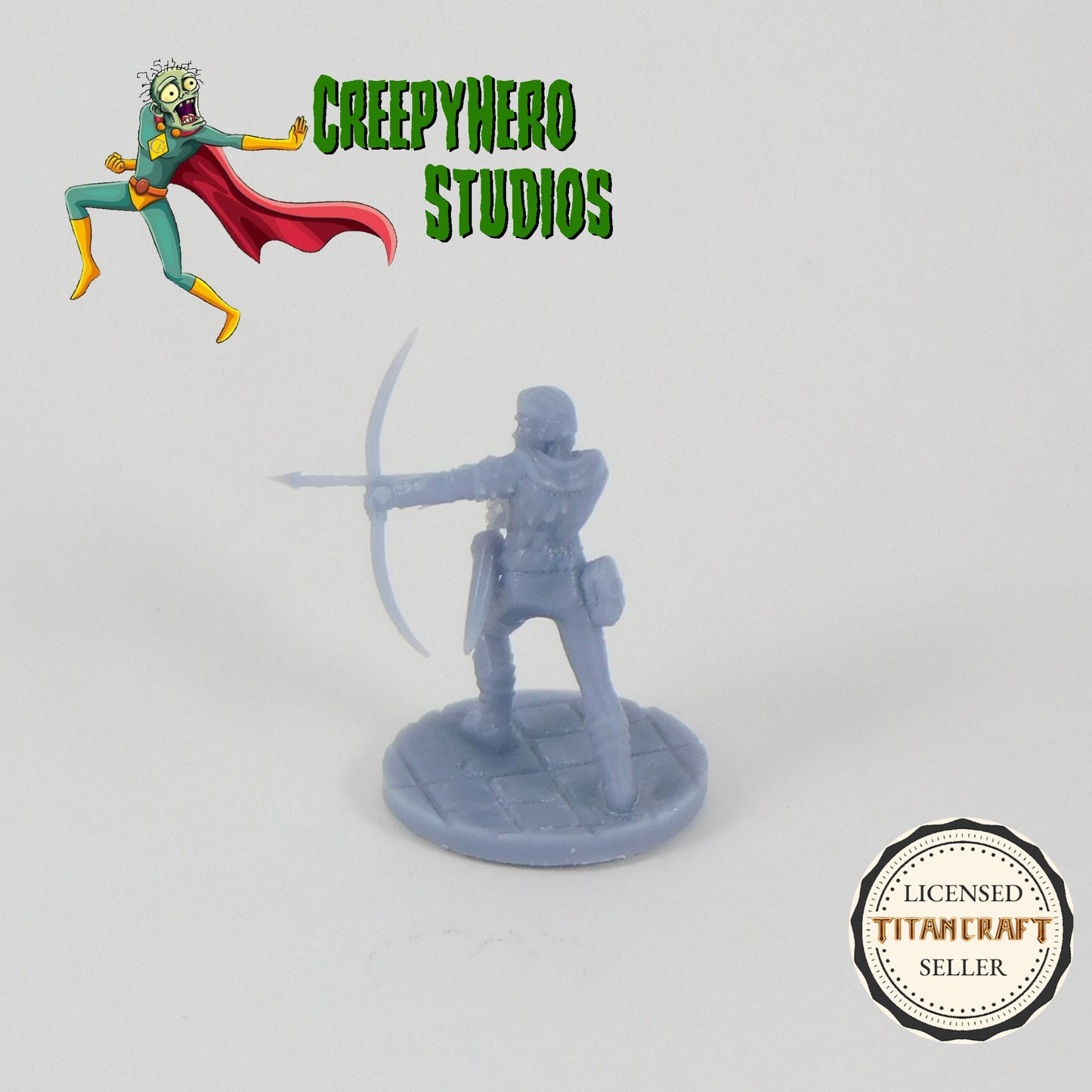 3D Resin Printed 28mm Scale Fantasy Hunstman Miniature