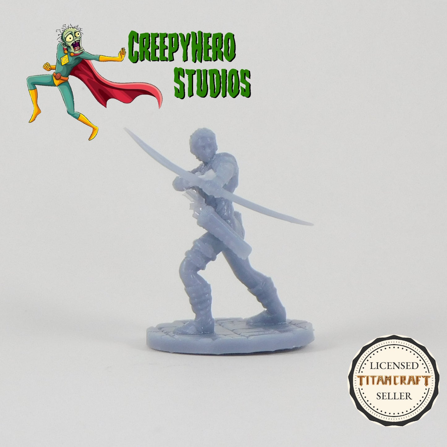 3D Resin Printed 28mm Scale Fantasy Hunstman Miniature