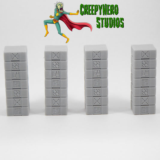 3D Resin Printed 28mm Scale Pulp Era Ancient Pillar Set