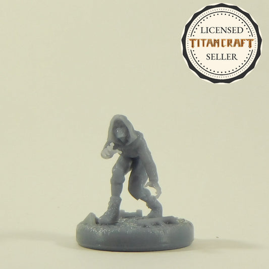 3D Resin Printed 28mm Scale Modern Sneaking Zombie Miniature