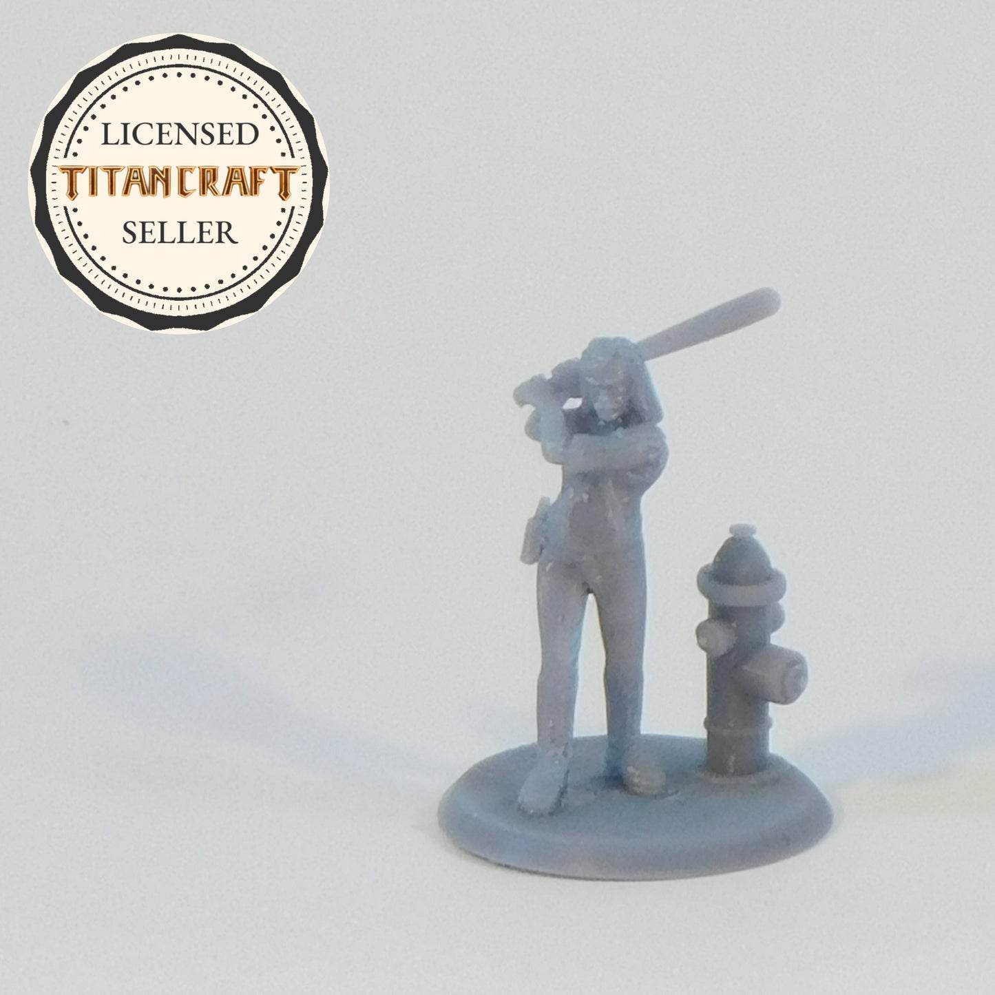 3D Resin Printed 28mm Scale Modern Survivor with baseball bat Miniature