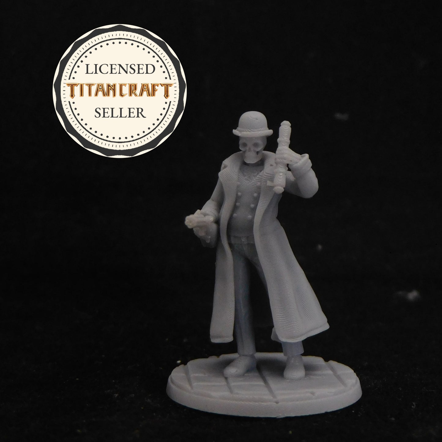 3D Resin Printed 28mm Scale Pulp Era Bone Detective Miniature