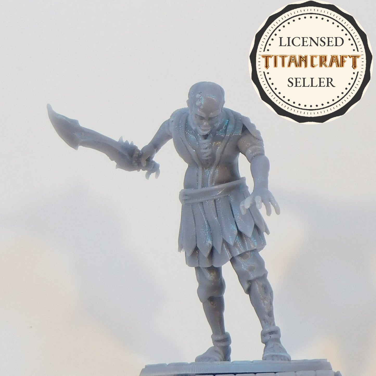 3D Resin Printed 28mm Scale Fantasy Giant Zombie Miniature